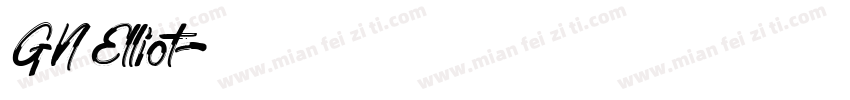 GN Elliot字体转换